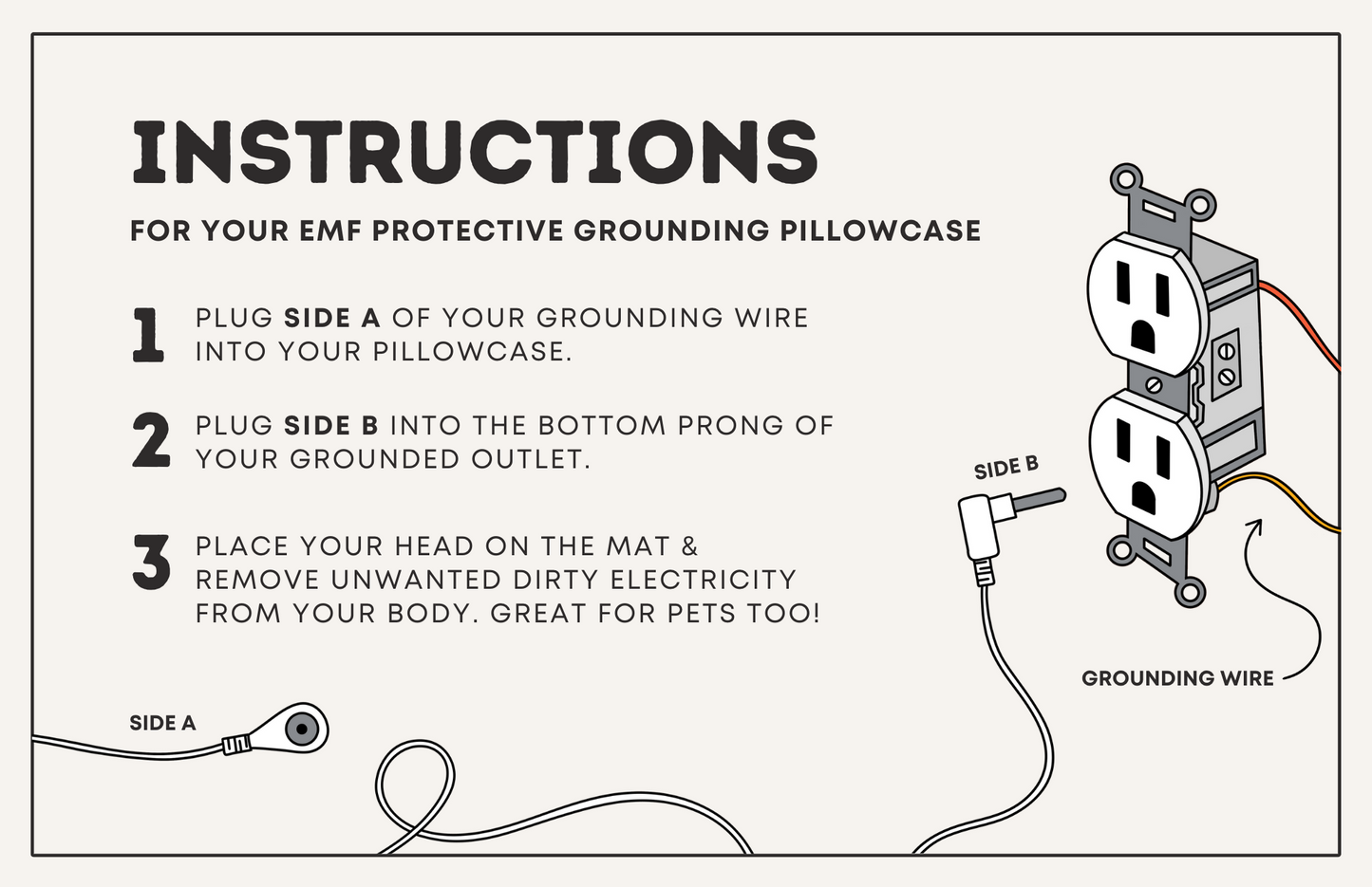Grounding Pillowcase